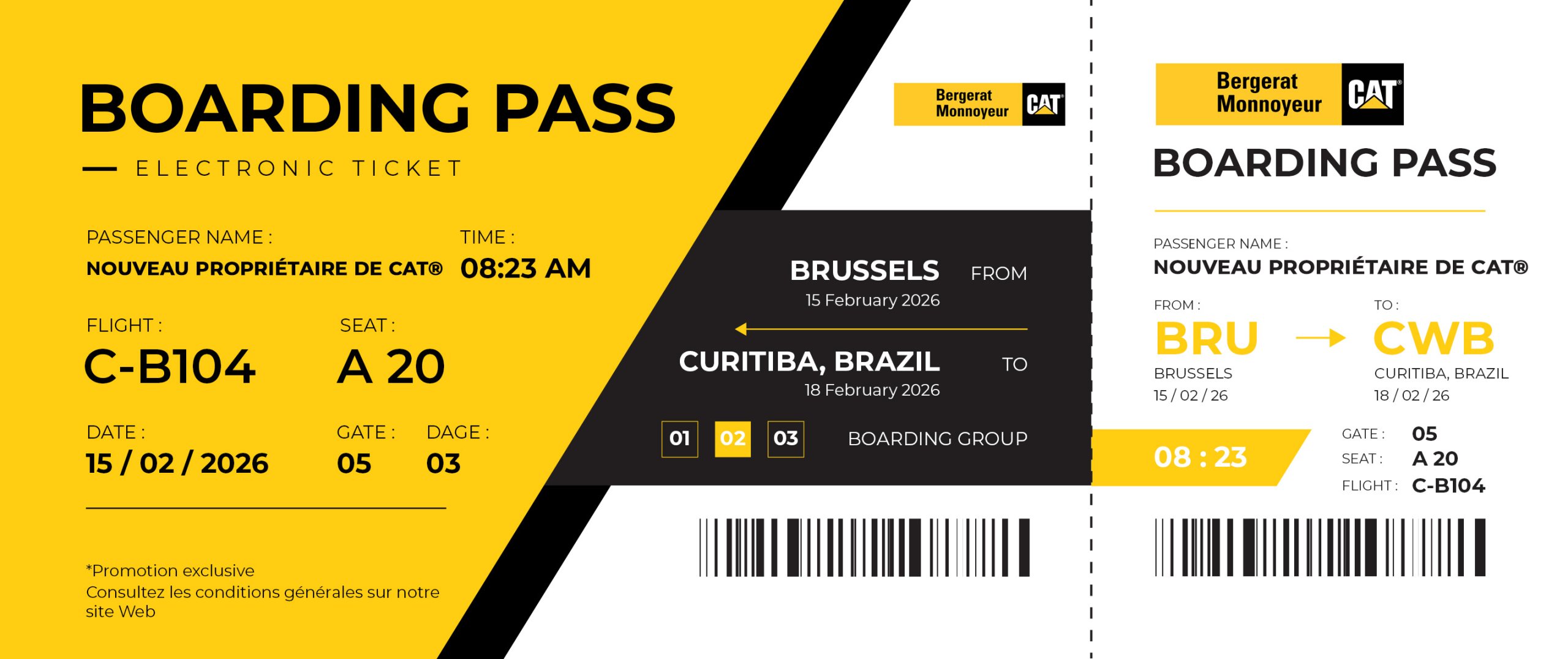 Campo Largo boarding pass