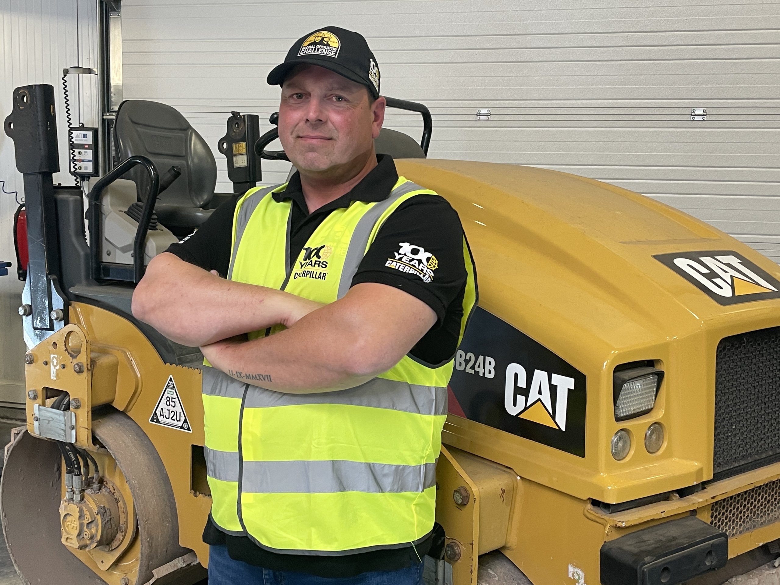 Un machiniste belge représente notre pays lors de la Caterpillar Global Operator Challenge