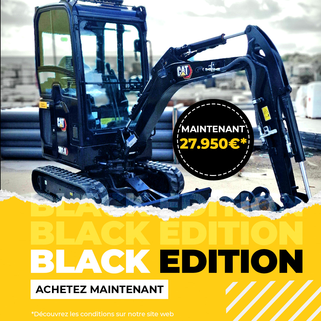 CAT® 301.8 — Black edition