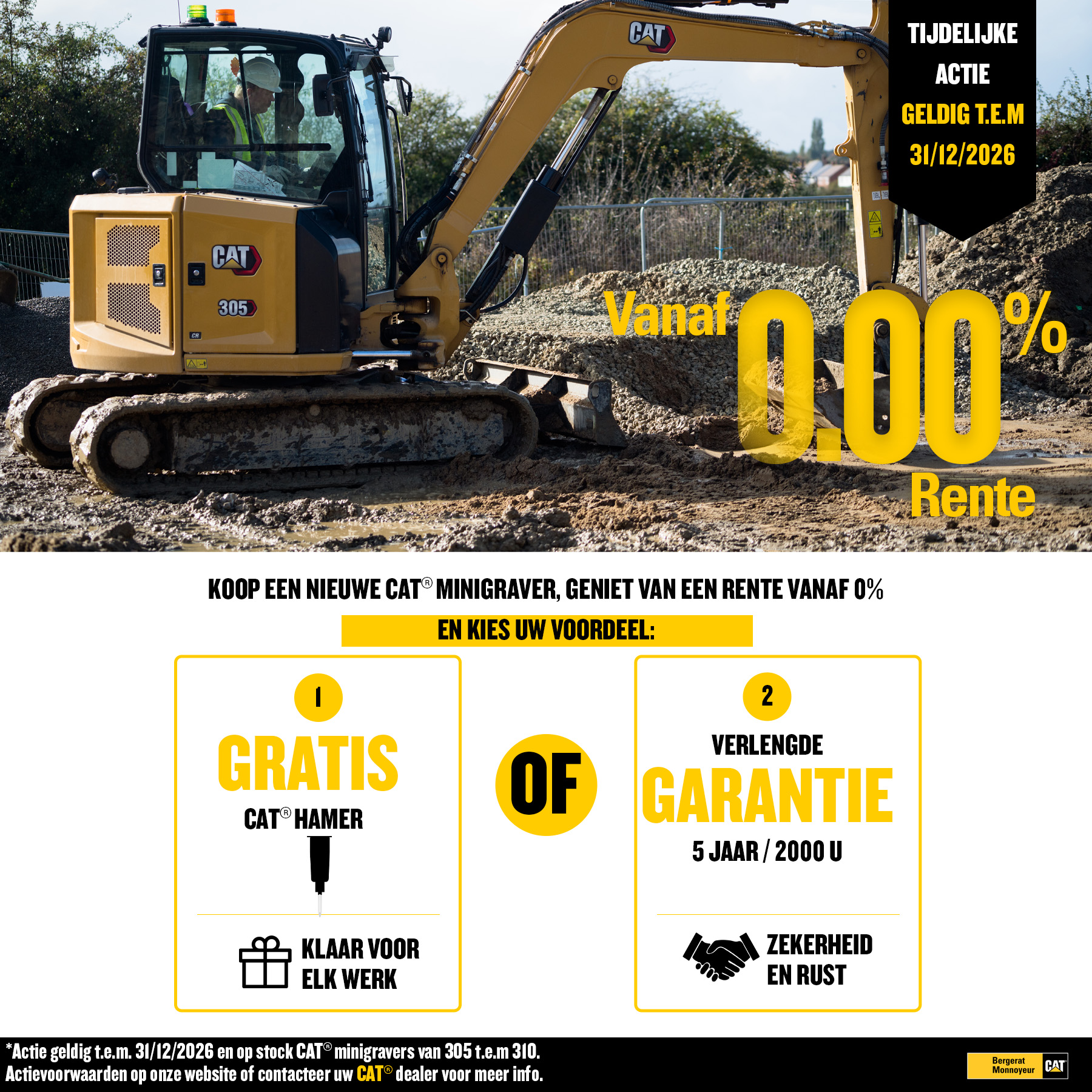 CAT® Minigravers actie