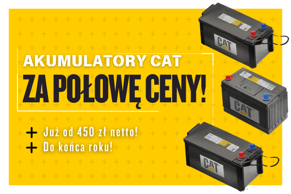 Promocja na akumulatory CAT do końca roku