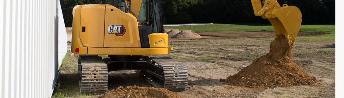 Noul excavator compact Cat 315 GC, ideal pentru lucrul in spatii limitate